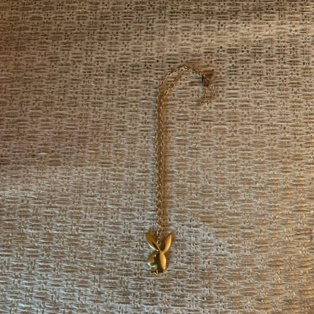 Playboy gold necklace
